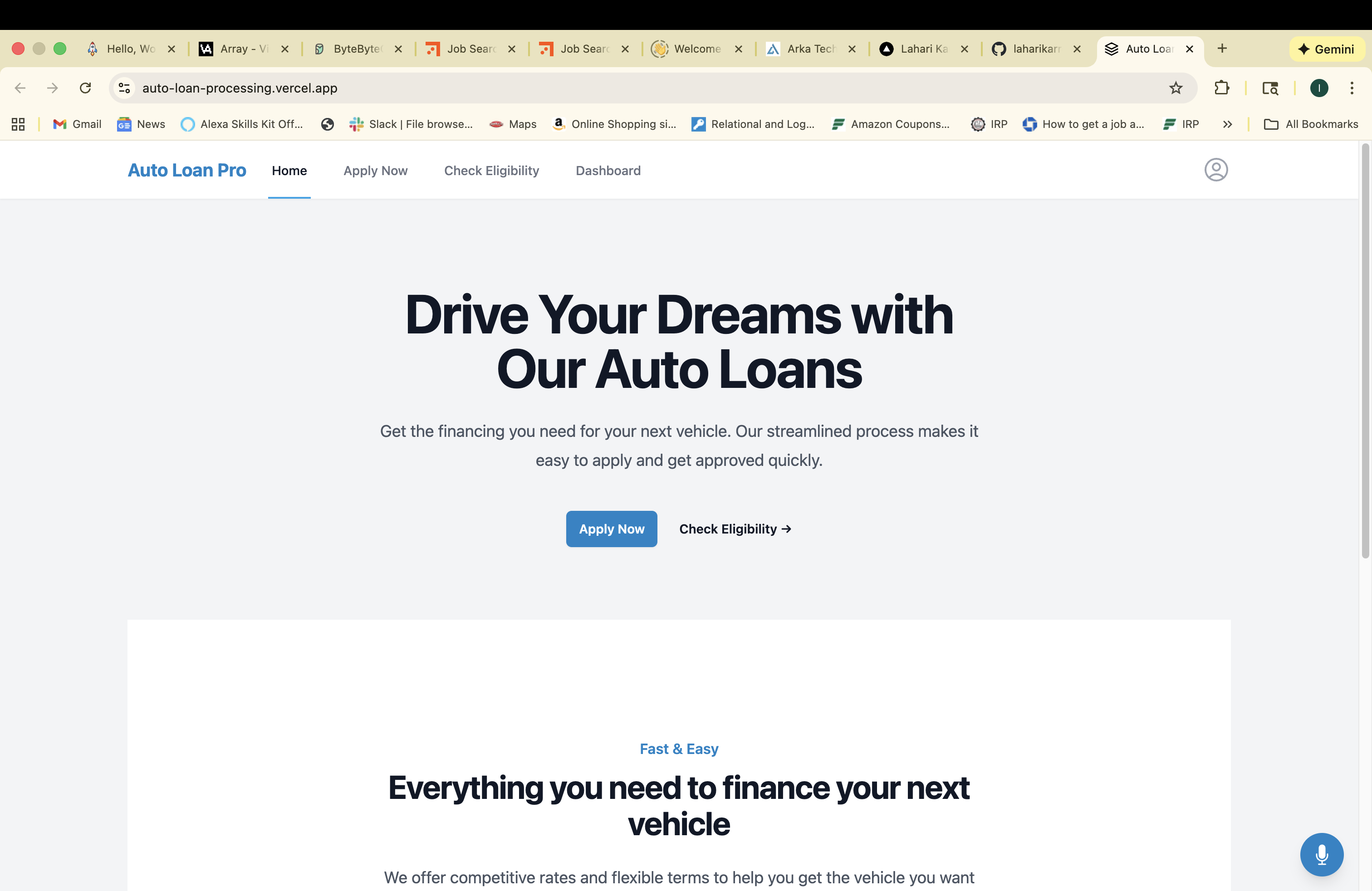 Auto Loan AI Processing System
